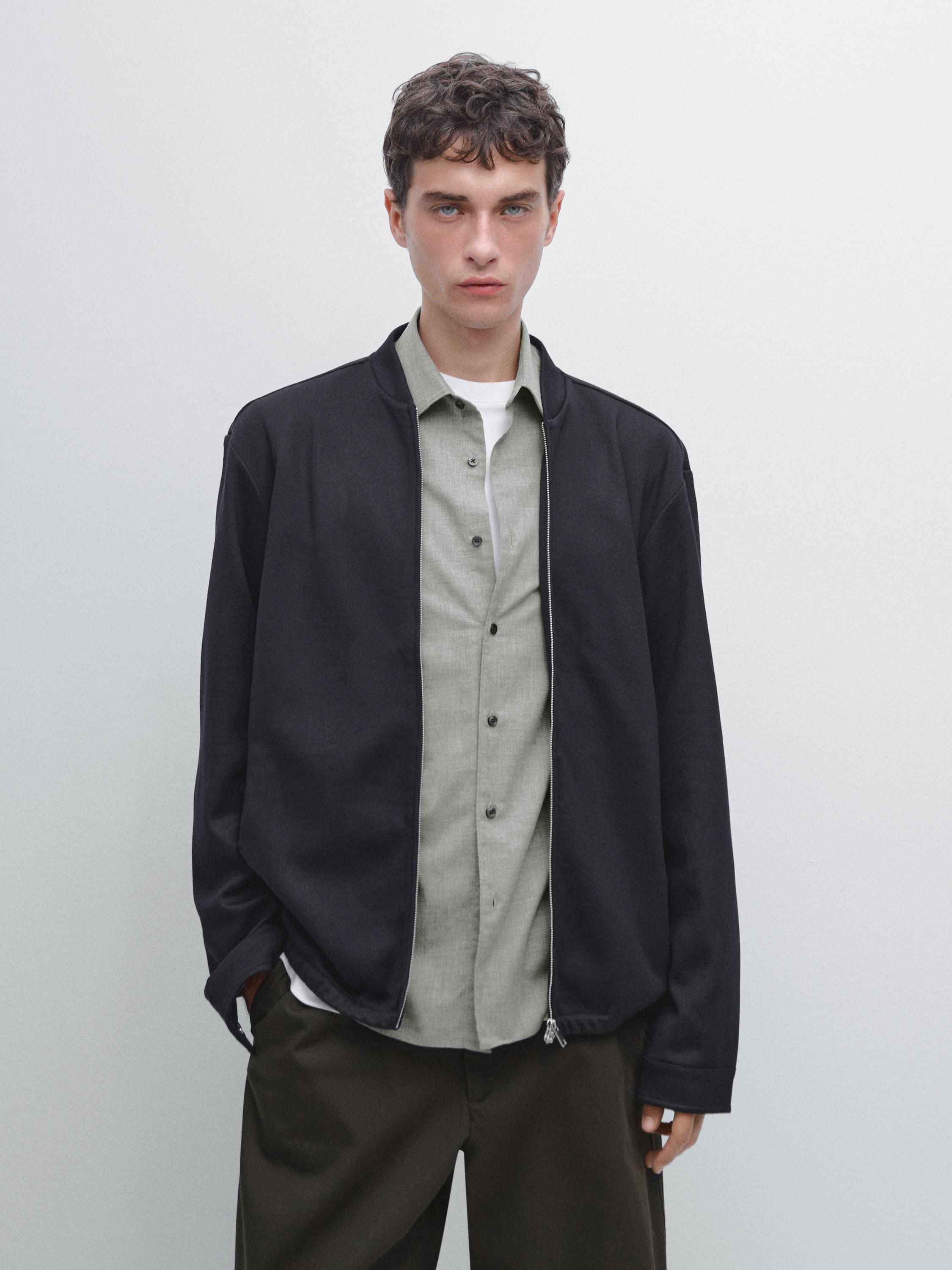 Veste bomber fermeture Éclair